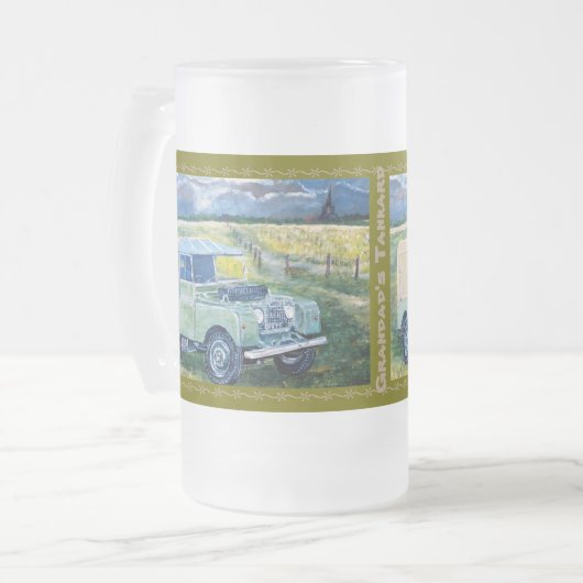 Oma's Tankard Matglas Bierpul (Voorkant links)