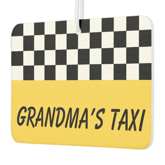 Oma's Taxi Auto Luchtverfrisser Gift (Links)