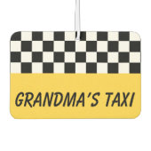 Oma's Taxi Auto Luchtverfrisser Gift (Voorkant)