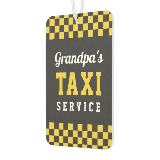Oma's Taxi Service | Cute Grandfather Gift Luchtverfrisser (Links)