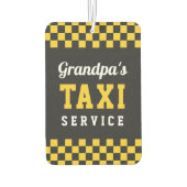 Oma's Taxi Service | Cute Grandfather Gift Luchtverfrisser (Achterkant)