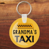 Oma's Taxi Sleutelhanger (Voorkant)