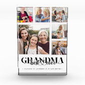 Oma's Team Moderne Collage Keepsake Fotoblokken (Voorkant)