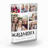 Oma's Team Moderne Collage Keepsake Fotoblokken (Links)