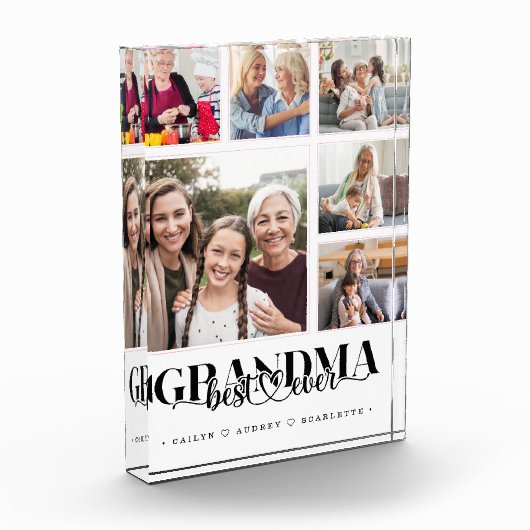 Oma's Team Moderne Collage Keepsake Fotoblokken (Links)