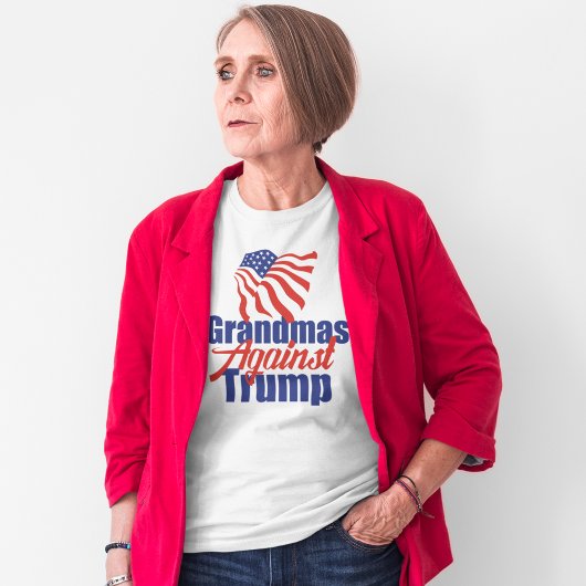 Oma's tegen politieke Trump T-shirt