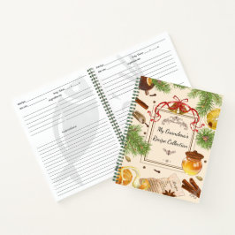 Oma's tijdloze kerstrecepten kookboek notitieboek