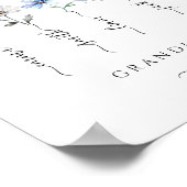 Oma's tuin met kleinkinderen noemt Waterverf Poster (Hoek)