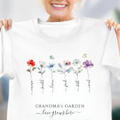 Oma's tuin met kleinkinderen noemt Waterverf Tri-Blend Shirt