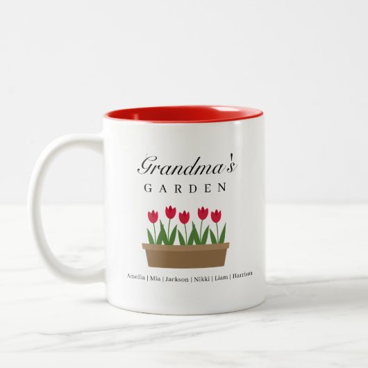 Oma's Tuin Rode Tulp Mok (Links)