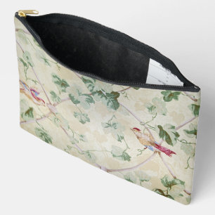 Oma's vervaagde oud behang etui