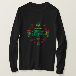 Oma's  Vintage Vrolijk Kerstfeest T-shirt
