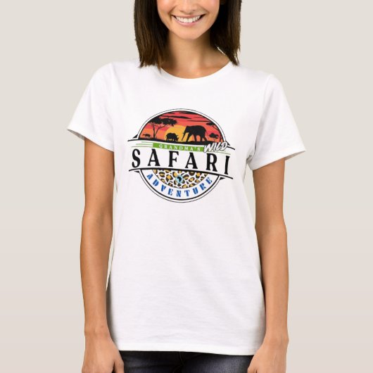Oma's Wilde Safari Avontuur T-shirt (Voorkant)