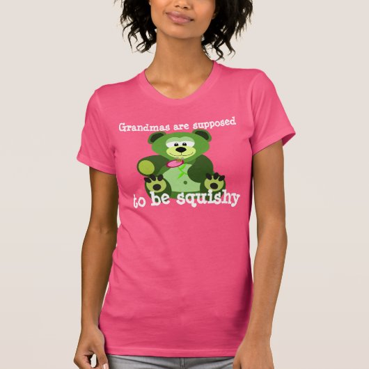 "Oma's worden geacht smerig te zijn" T-shirt (Voorkant)