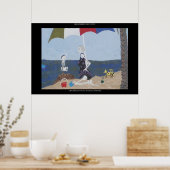 Oma's zandkasteel poster (Keuken)