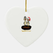 Oma's zijn moeders met vorst keramisch ornament (Achterkant)