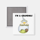 Oma's zonneschijn-Afro-Amerikaanse jongen Magneet (Voorkant / Achterkant)