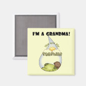 Oma's zonneschijn-Afro-Amerikaanse jongen Magneet (Voorkant / Achterkant)