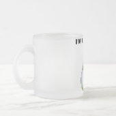 Oma's zonneschijn-Afro-Amerikaanse jongen Matglas Koffiemok (Links)