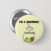 Oma's zonneschijn-Afro-Amerikaanse jongen Ronde Button 5,7 Cm (Voorkant /achterkant)