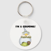 Oma's zonneschijn-Afro-Amerikaanse jongen Sleutelhanger (Voorkant)