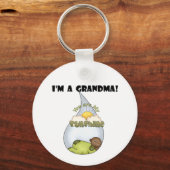 Oma's zonneschijn-Afro-Amerikaanse jongen Sleutelhanger (Voorkant)