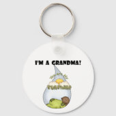 Oma's zonneschijn-Afro-Amerikaanse jongen Sleutelhanger (Voorkant)