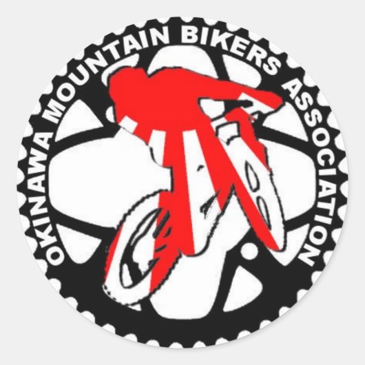 OMBA-Sticker Ronde Sticker (Voorkant)