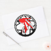OMBA-Sticker Ronde Sticker (Envelop)
