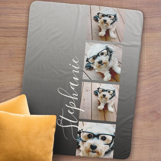 Ombre 4 de Met de hand geschreven Doopvont van Sherpa Deken