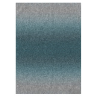 Ombre Abstract Teal Green Blue Grey Crosshatch Tafelkleed