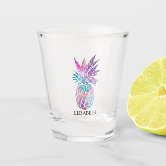 Ombre Ananas Shot Glas (Voorkant)