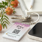 *~* Ombre AP36 QR Promo Logo AcrylSleutelhanger Sleutelhanger (Voorkant Rechts)