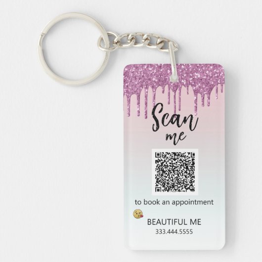 *~* Ombre AP36 QR Promo Logo AcrylSleutelhanger Sleutelhanger (Voorkant)