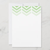 Ombre Arrows Moderne Chevron bruiloft uitnodiging (Achterkant)