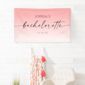 Ombré Bachelorette Party Banner (Insitu)