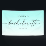 Ombré Bachelorette Party Spandoek<br><div class="desc">Dit ontwerp heeft een zachte achtergrond. Verander gemakkelijk de achtergrondkleur om uw thema aan te passen! Bekijk het hele collectie voor meer overeenkomende objecten!</div>