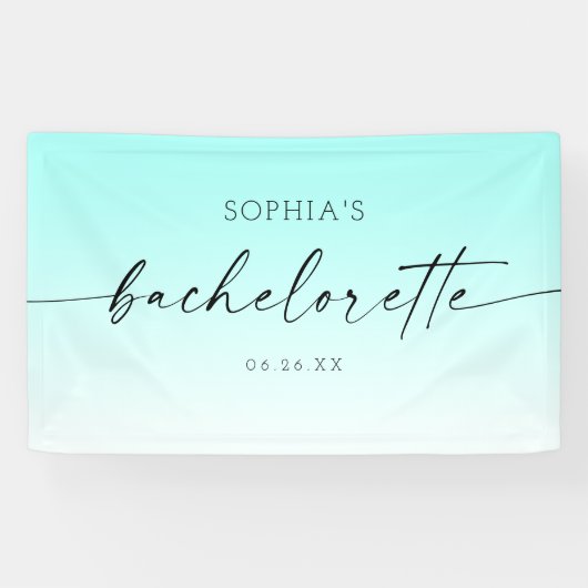 Ombré Bachelorette Party Spandoek (Horizontaal)