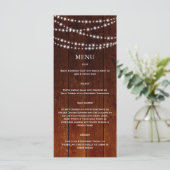 Ombre Barn Board Twinkle Lights Menu (Staand voorkant)