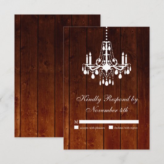 Ombre Barn Chandelier RSVP (Voorkant / Achterkant)