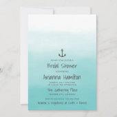 Ombre Beach Destination Ocean Anchor Vrijgezellenf Kaart (Voorkant)