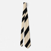 Ombre beige Multi Diagonal Stripes Stropdas (Achterkant)