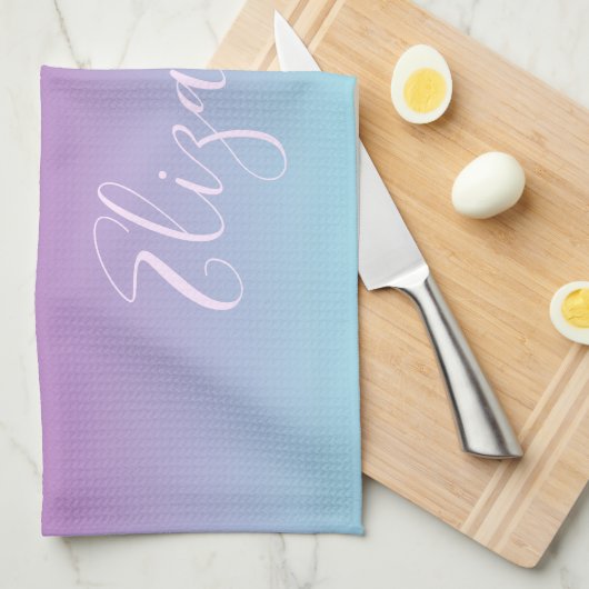  Ombre Best Mam Ever Theedoek (Quarter Fold)