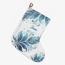Ombre Blau Filigree Blad  Persoonlijk 