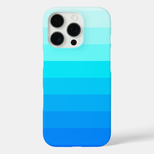 Ombre Blauw Ontwerp Case-Mate iPhone Case (Achterkant)