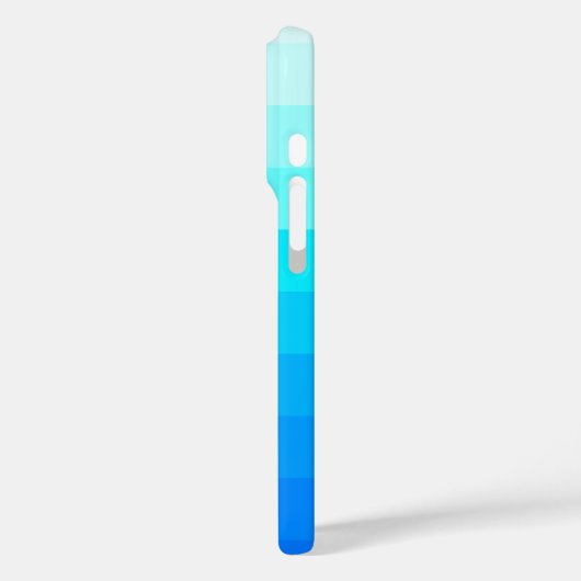  Ombre Blauw Ontwerp Case-Mate iPhone Case (Achterkant / Links)