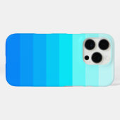 Ombre Blauw Ontwerp Case-Mate iPhone Case (Achterkant (horizontaal))