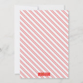 Ombre Blocks Graduation Party Invitation (rood) Kaart (Achterkant)