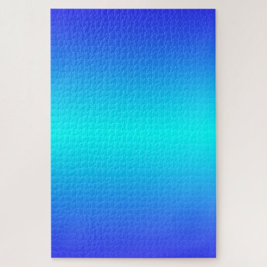 Ombre Blue and Turquoise Gradient Legpuzzel (Verticaal)