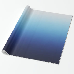 Ombre Blue Cadeaupapier